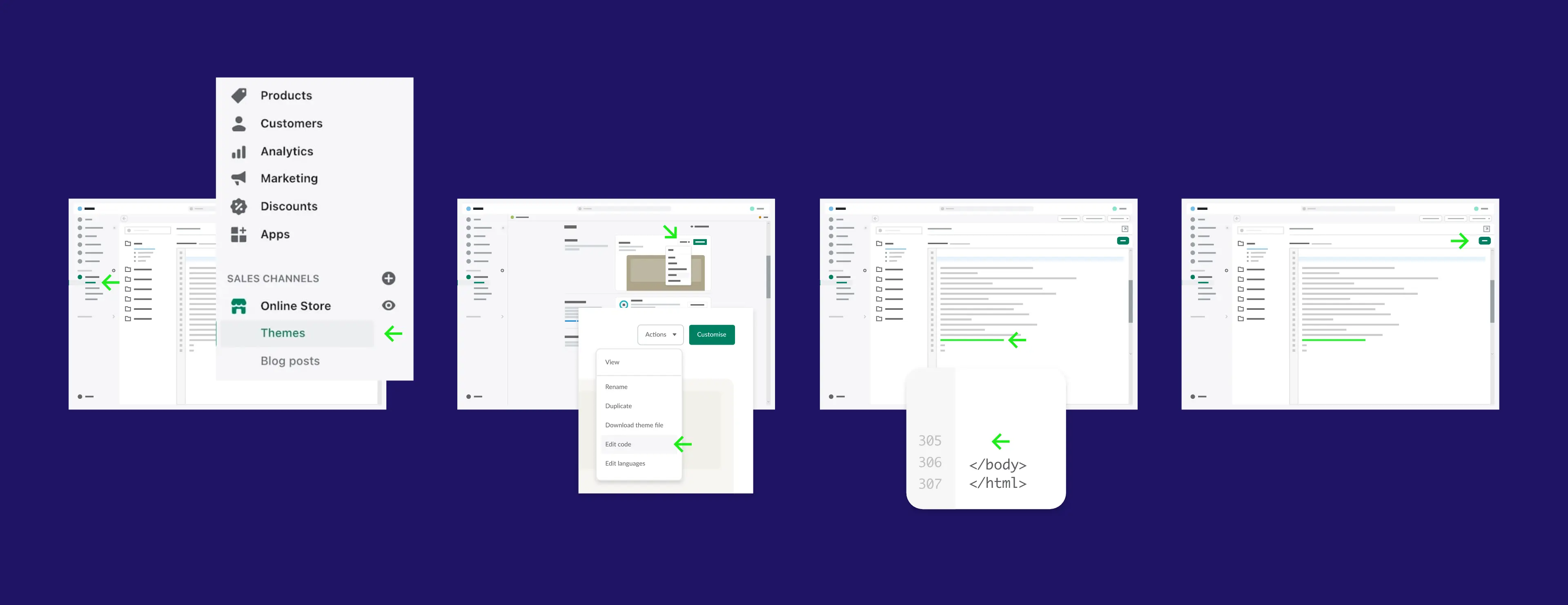 Score snippet - Shopify implementation icons