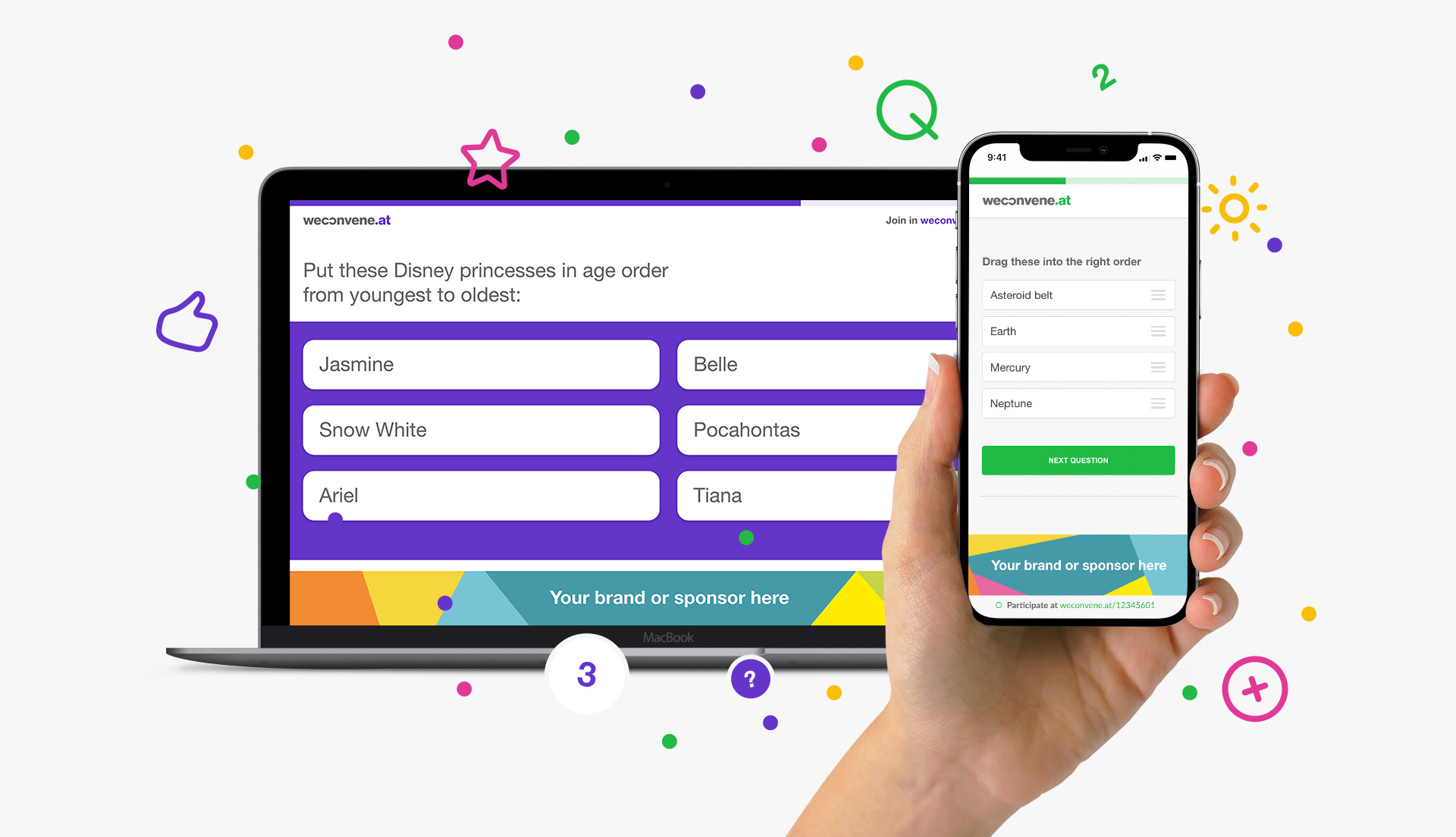 Screenshot from promo website