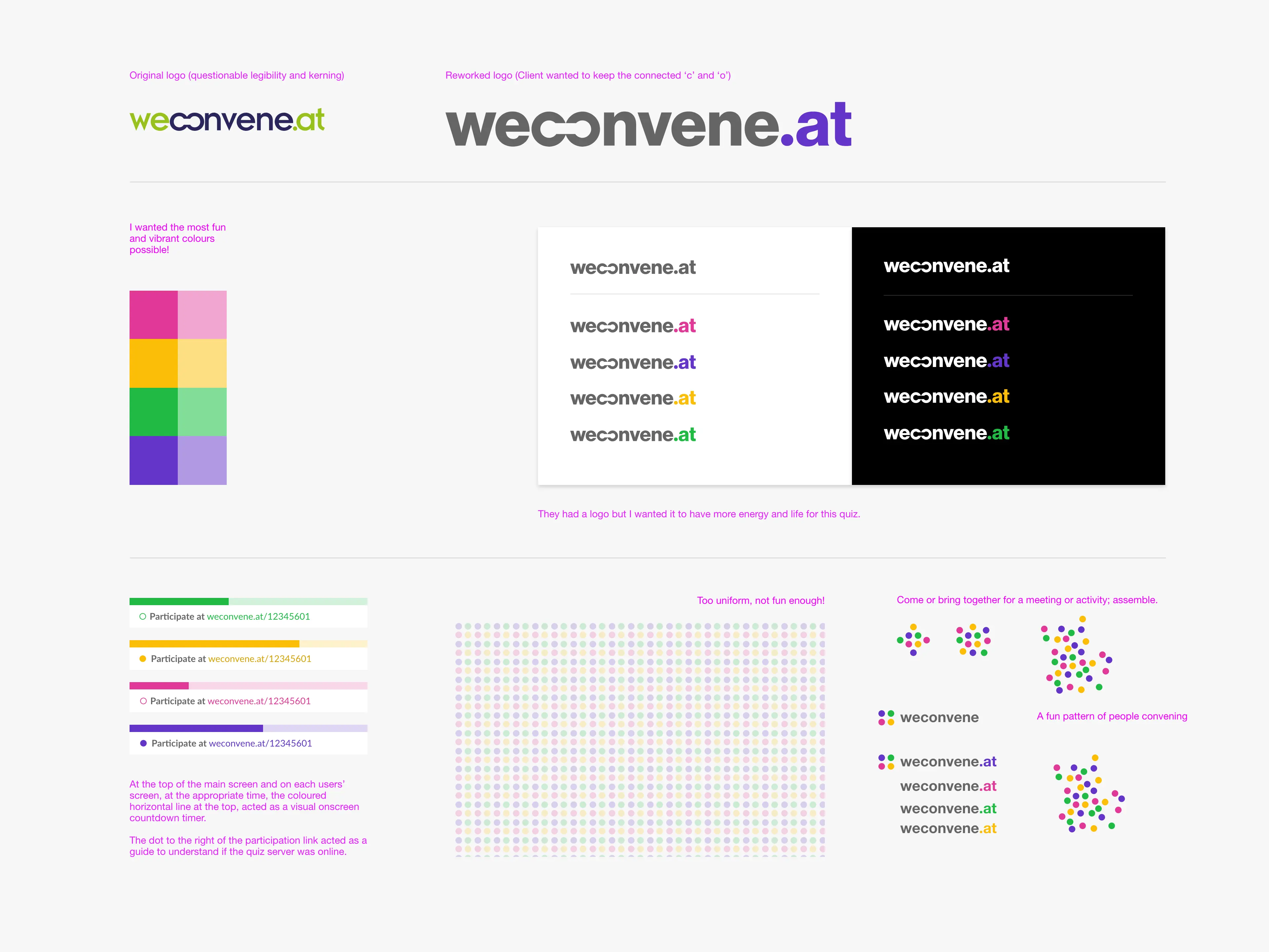Some of the thinking behind the brand and ui/ux