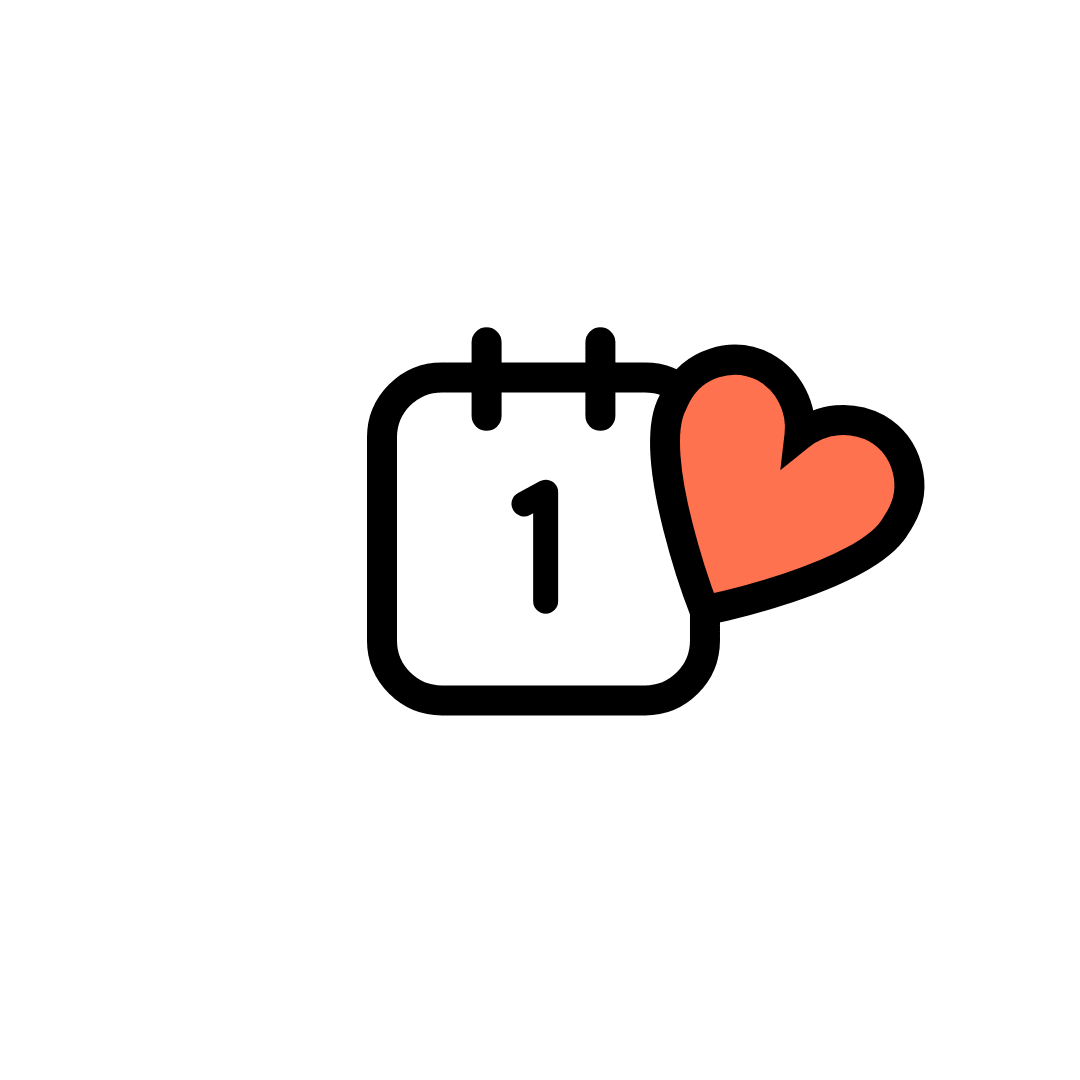 Anniversary.org process steps icons